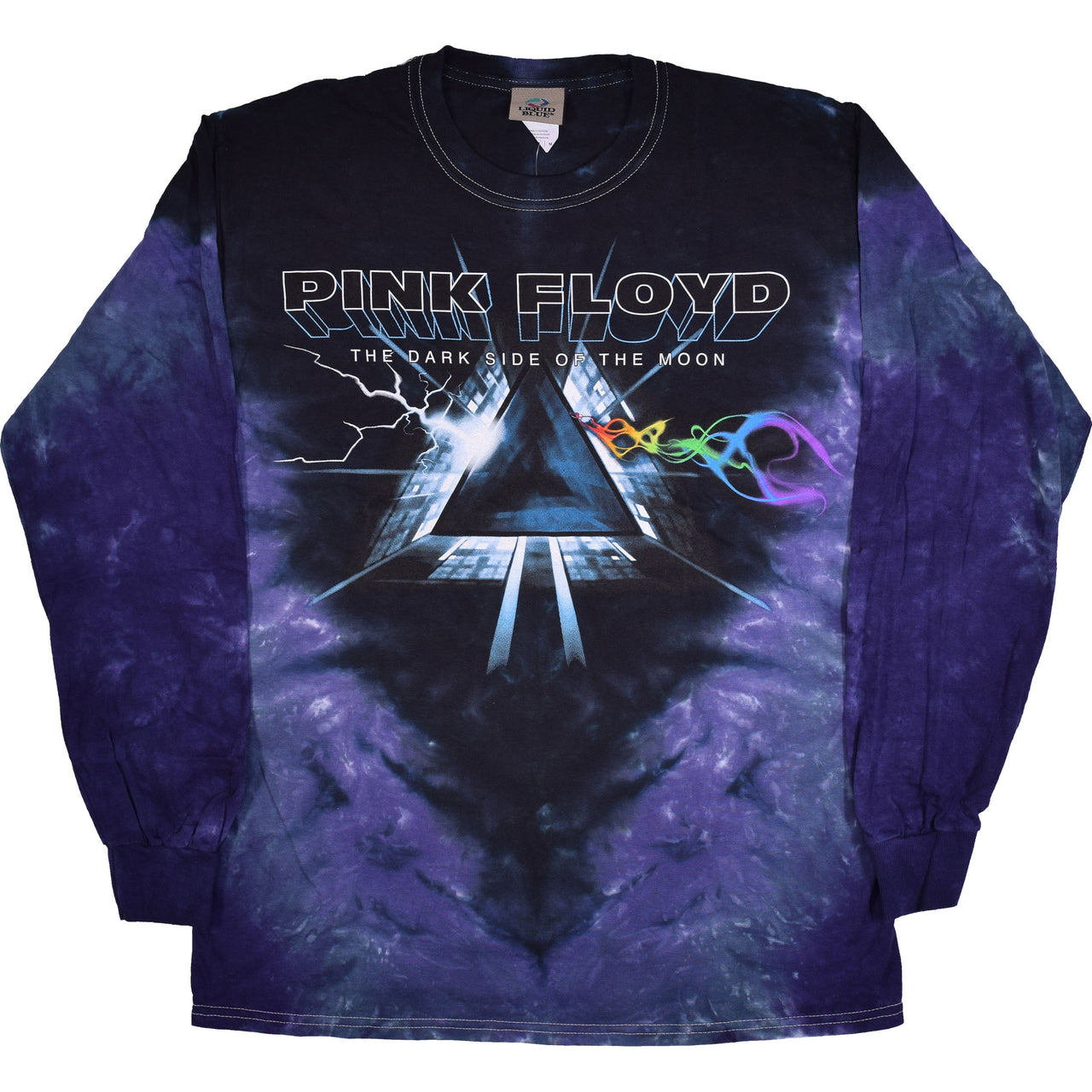 Dark Side Vortex Tie-Dye Long Sleeve T-Shirt