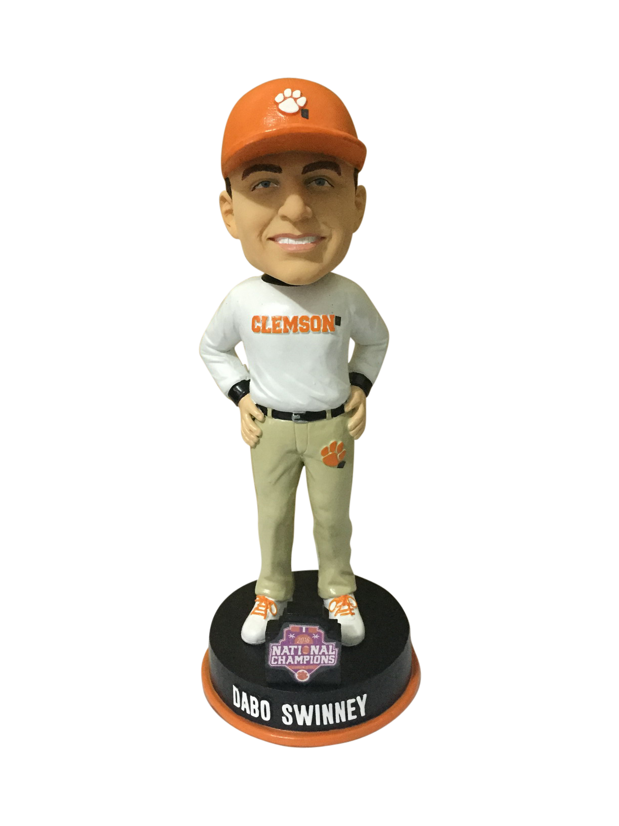 Dabo Swinney Clemson Tigers 2016 National Champions Bobblehead NCAA