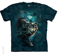 Thumbnail for NIGHT WOLVES COLLAGE T-SHIRT