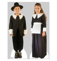 Thumbnail for Life-size Pilgrim Boy and Girl Cardboard Cutout