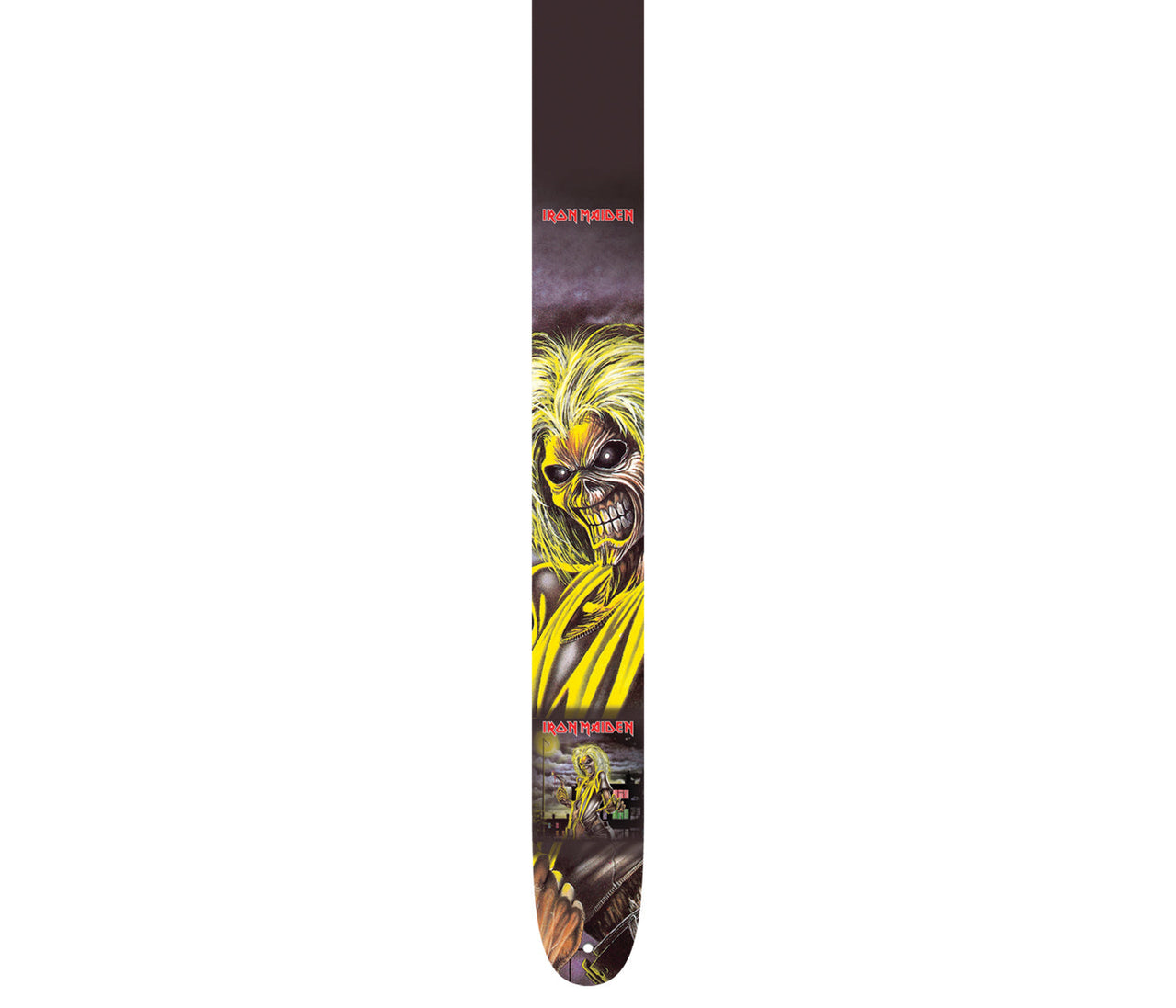 Official Iron Maiden Killers High Res Print On Leather Guitar Strap