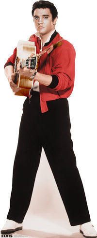 Thumbnail for Life-size Elvis Presley-Guitar Cardboard Cutout