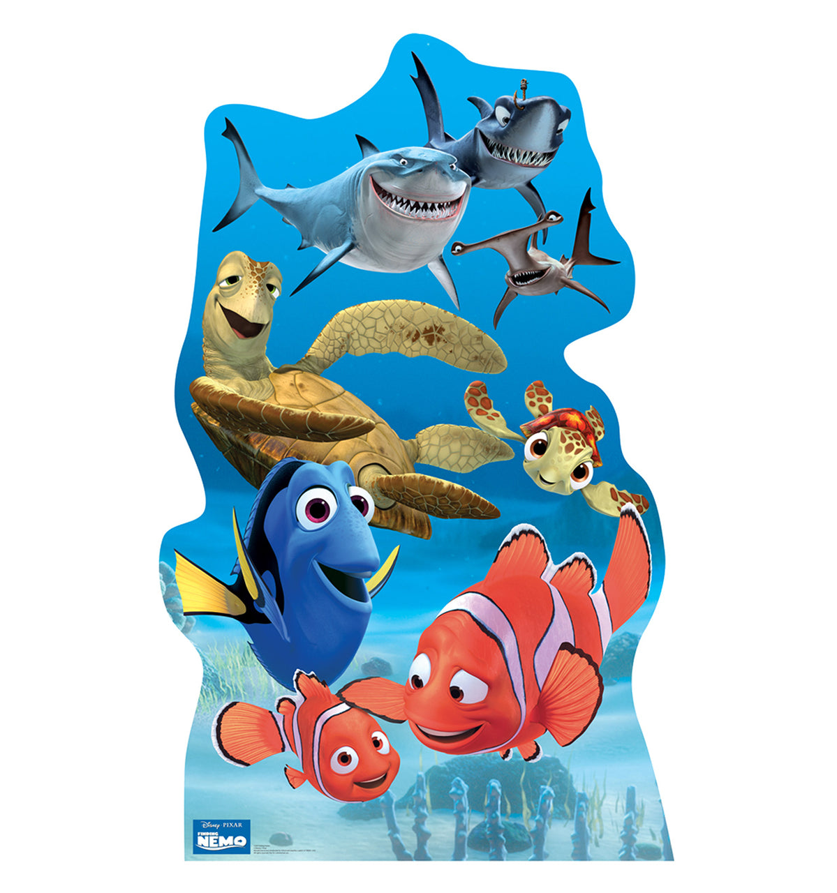 Life-size Finding Nemo Group Disney Pixar Cardboard Cutout