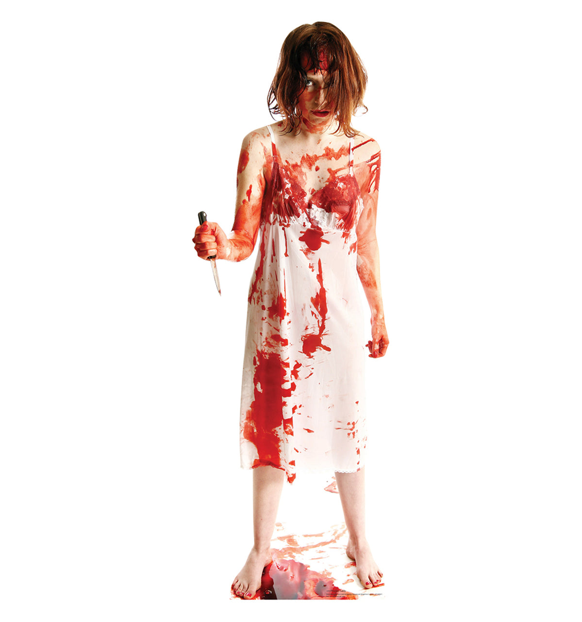 Life-size Psycho Lady Cardboard Cutout