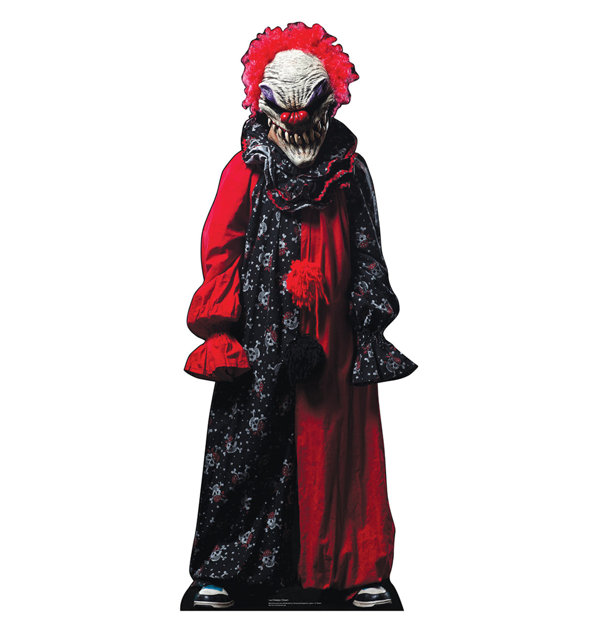 Life-size Creepy Clown Cardboard Cutout
