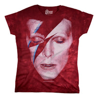 Thumbnail for Aladdin Sane Tie-Dye Womens Long Length T-Shirt