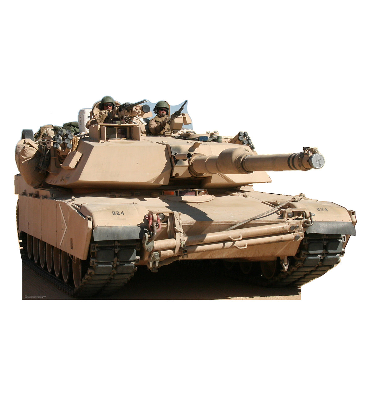 Army Tank Cardboard Cutout