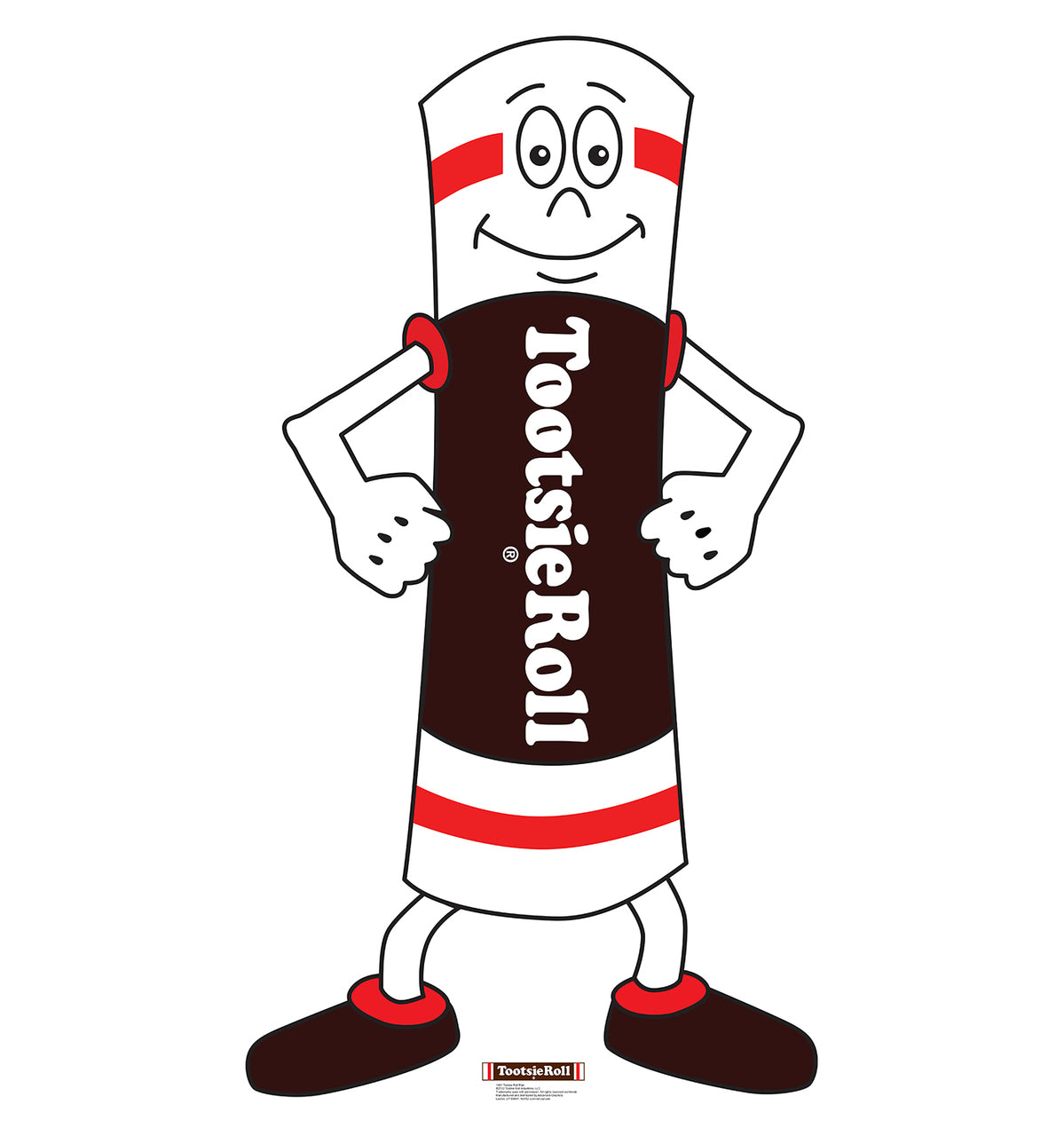 Tootsie Roll Man Cardboard Cutout 1461
