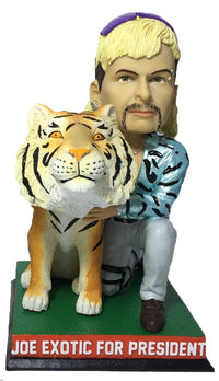Thumbnail for Joe Exotic Tiger King for President Tiger King Dual Bobblehead Bobblehead