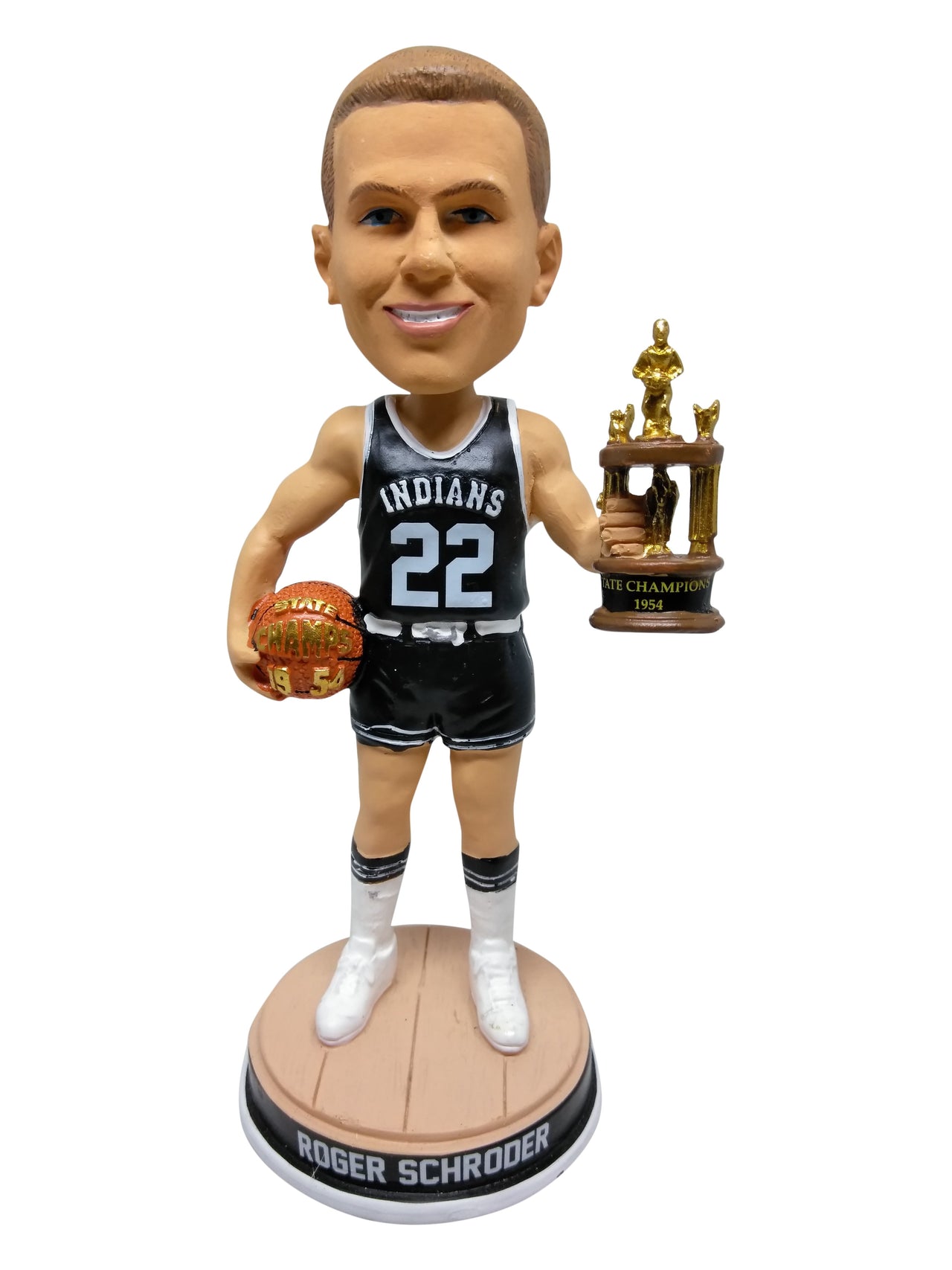 Roger Schroder Milan High School Hoosiers Movie Limited Edition Bobblehead High School
