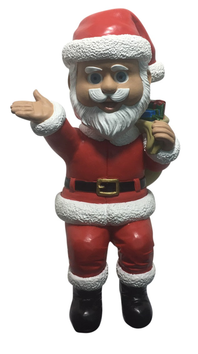 Santa Claus Mantle Mates - Sits on Shelf, Desk, Table Bobblehead
