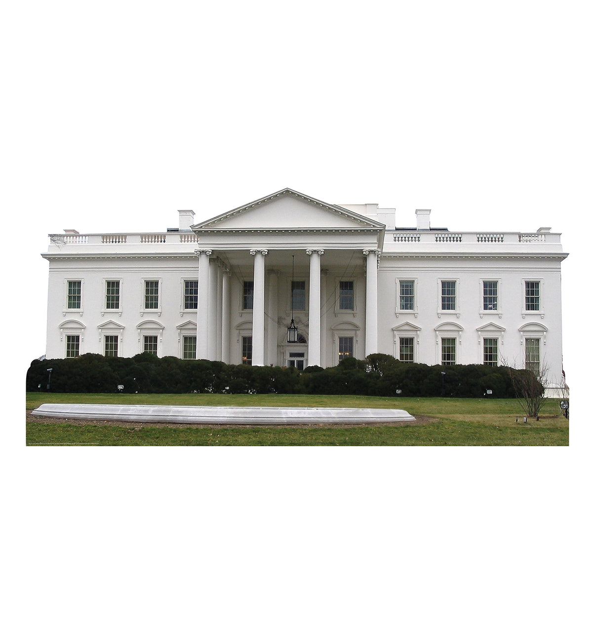 The White House Cardboard Cutout