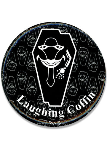 SWORD ART ONLINE LAUGHING COFFIN BUTTON 1.25'