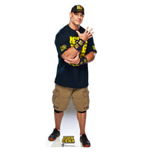 Thumbnail for Life-size John Cena Navy and Gold Shirt WWE Cardboard Cutout