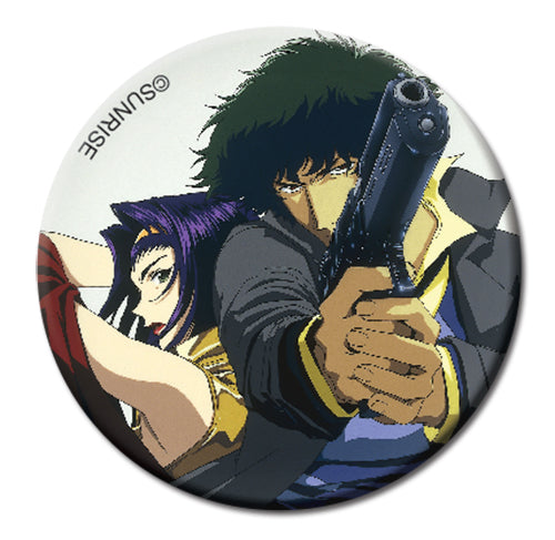 COWBOY BEBOP - SPIKE & FAYE BUTTON