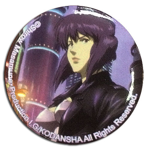 GHOST IN THE SHELL- MOTOKO CITYSCAPE BUTTON