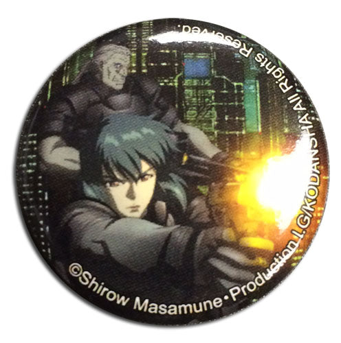 GHOST IN THE SHELL MOTOKO & BATOU BUTTON