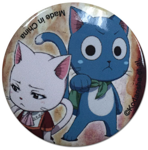 FAIRY TAIL- CARLA AND HAPPY BUTTON