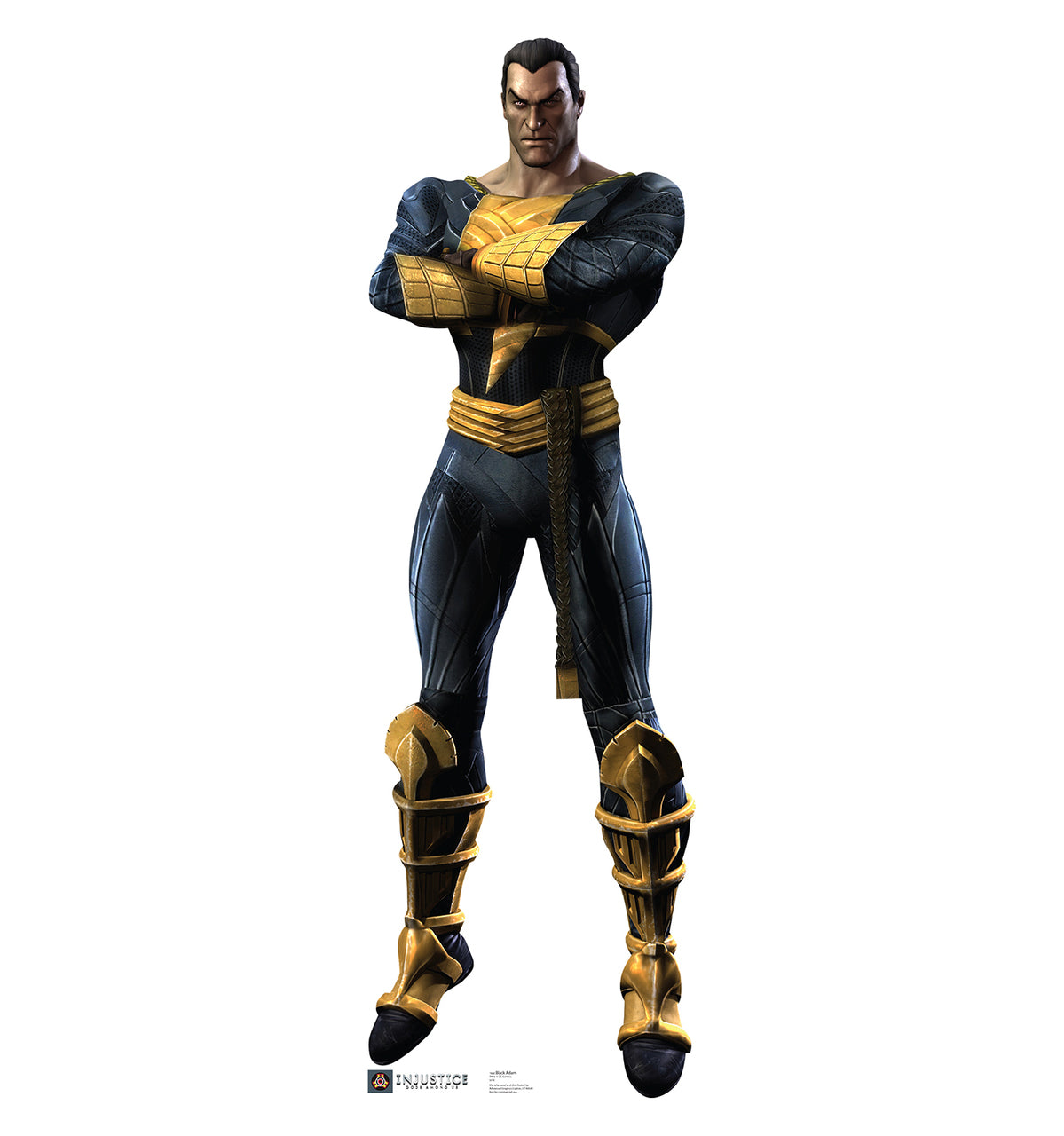 Life-size Black Adam Gods Among Us Cardboard Cutout