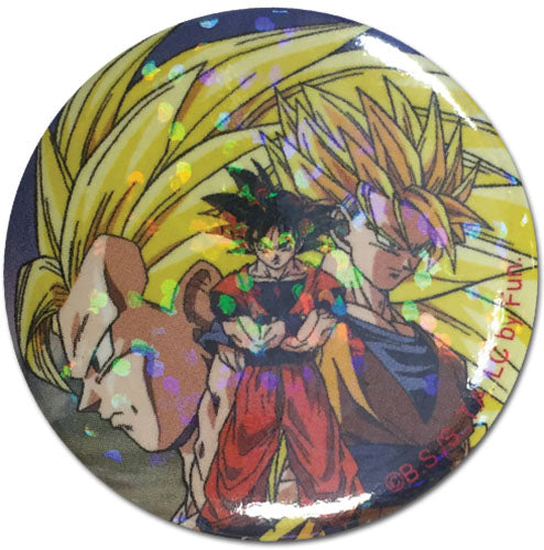 DRAGON BALL Z- GOKU GLITTER BUTTON