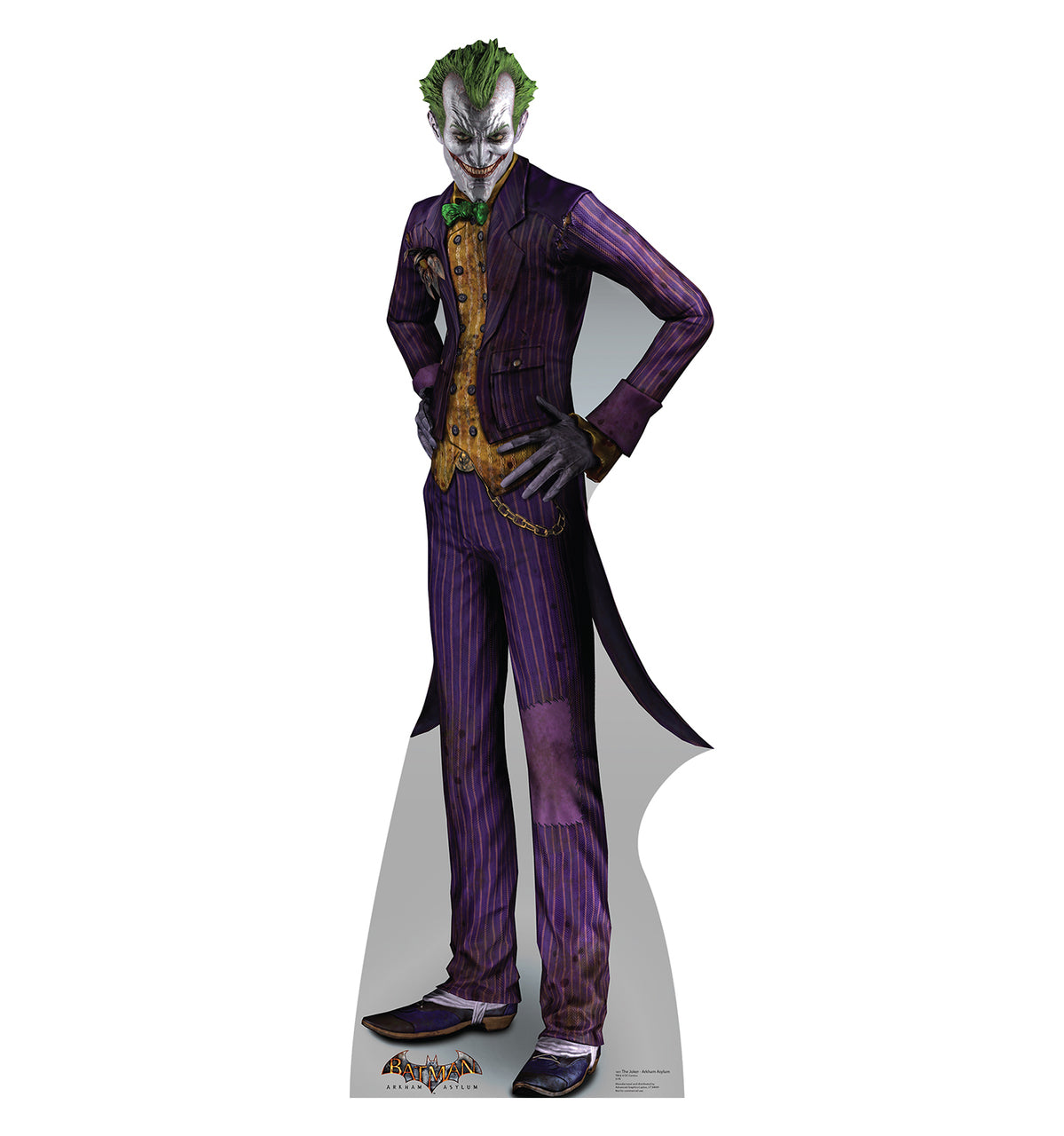 Life-size The Joker Arkham Asylum Cardboard Cutout