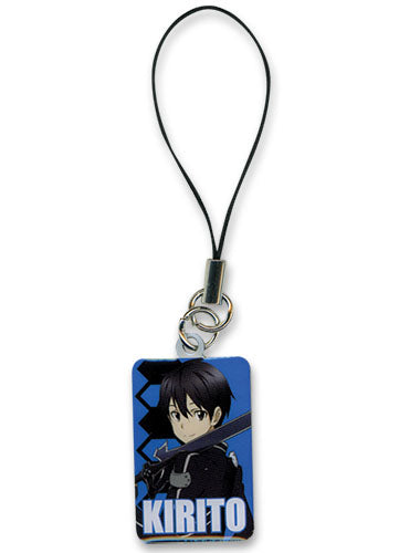 SWORD ART ONLINE KIRITO METAL CELL PHONE CHARM