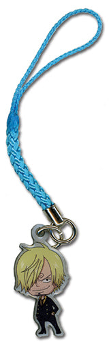ONE PIECE SANJI METAL CELL PHONE CHARM