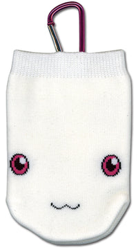 Thumbnail for MADOKA MAGICA KYUBEY KNITTED CELL PHONE BAG