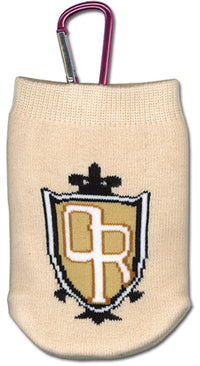 Thumbnail for OURAN HIGH SCHOOL HOST CLUB LOGO KNITTED CELL PHONE BAG