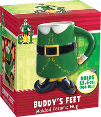 Thumbnail for Elf The Movie Buddy Feet Molded Mug (15.5oz / Boxed) – 4 PC PPK
