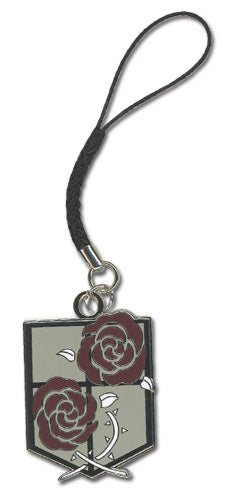 ATTACK ON TITAN - STATIONARY GUARD EMBLEM CELL PHONE CHARM