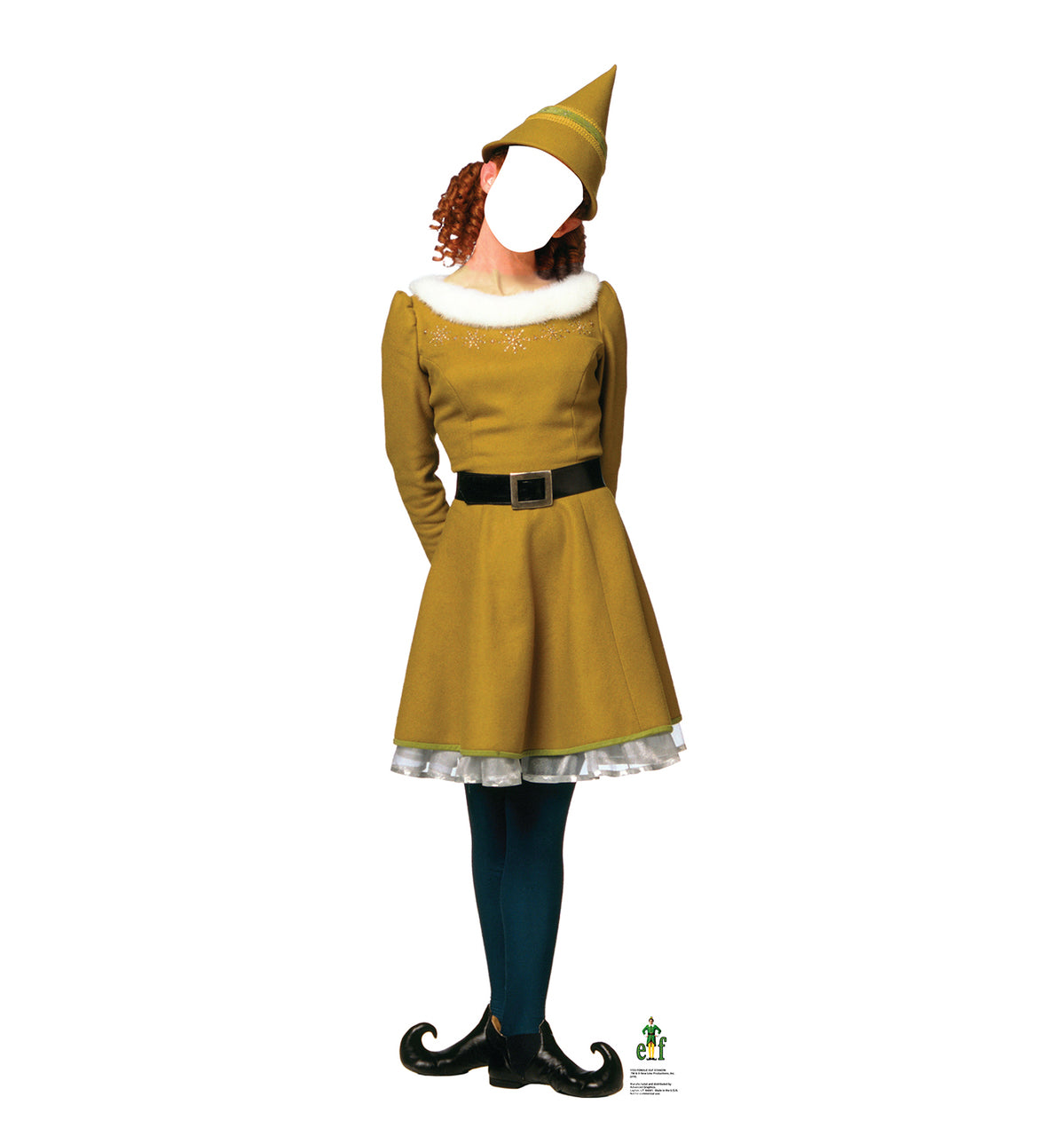 Life-size Female Elf Stand-in Cardboard Cutout