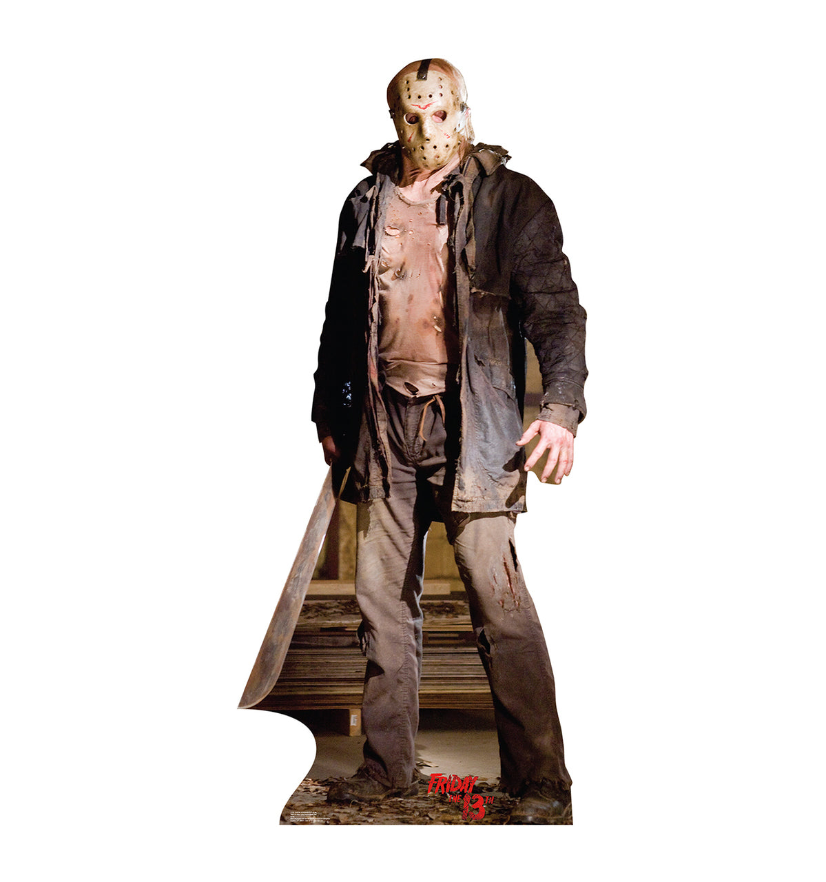Life-size Jason Voorhees Friday the 13th Cardboard Cutout