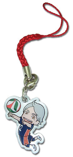 HAIKYU!!- SUGAWARA METAL CELL PHONE CHARM