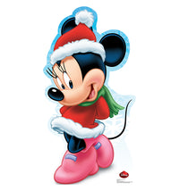 Thumbnail for Life-size Holiday Minnie Mouse Limited Time Cardboard Cutout
