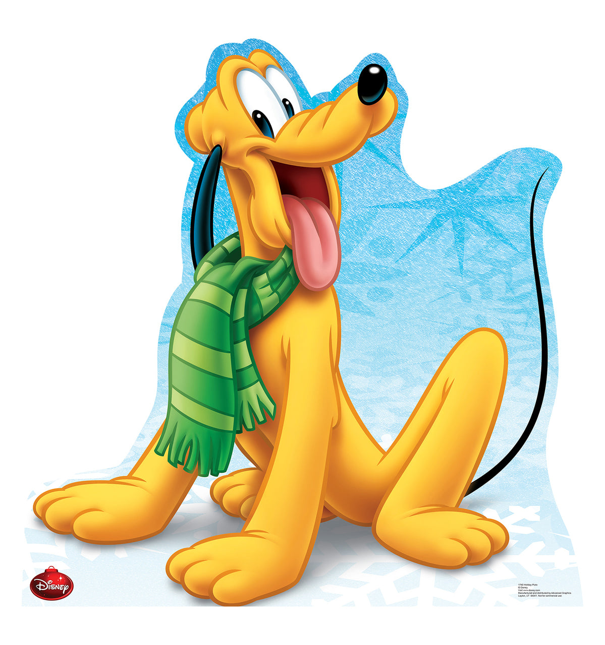 Life-size Holiday Pluto Limited Edition Cardboard Cutout