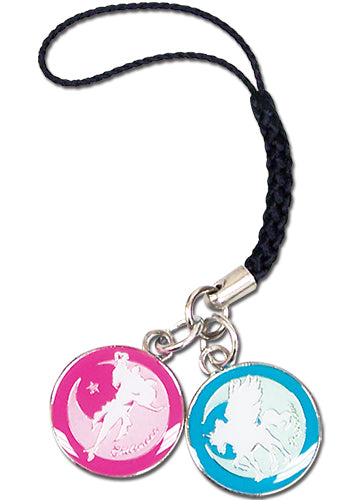 SAILOR MOON SUPER S- PEGASUS & CHIBIMOON CELL PHONE CHARMS