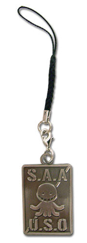 ASSASSINATION CLASSROOM - SAAUSO EMBREM CELL PHONE CHARMS