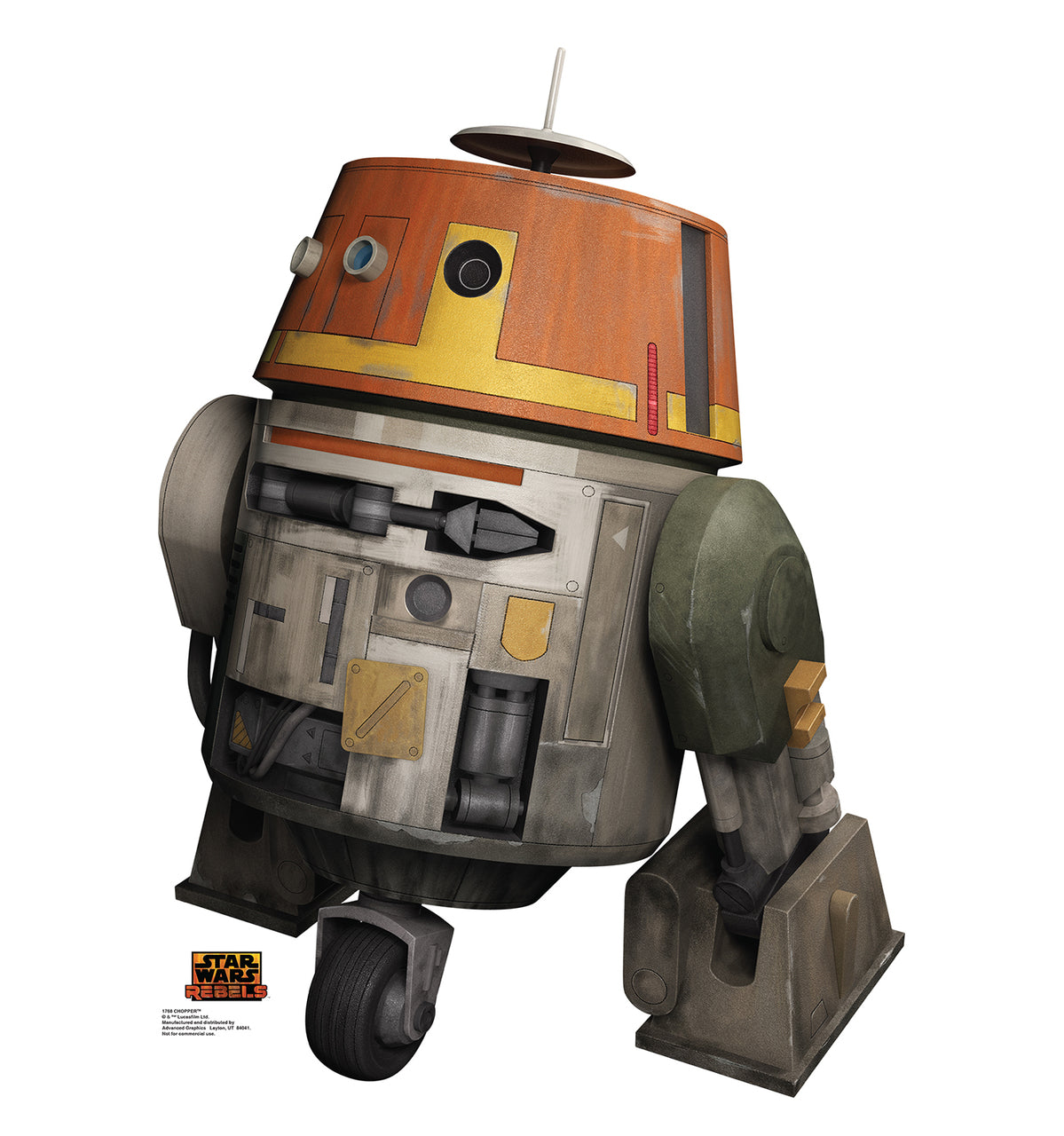 Life-size Chopper Star Wars Rebels Cardboard Cutout