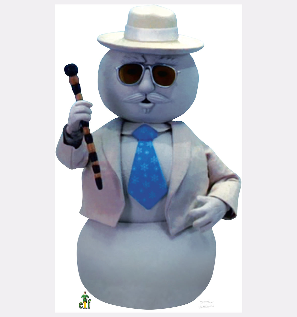 Narrating Snowman Movie Elf Life-Size Cardboard Cutout