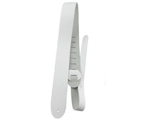 Thumbnail for White Basic Leather Guitar Strap