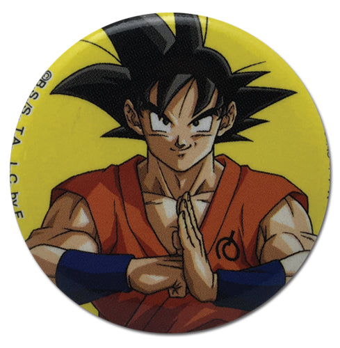 DRAGON BALL SUPER - GOKU WITH WHIS UNIFORM BUTTON 1.25"