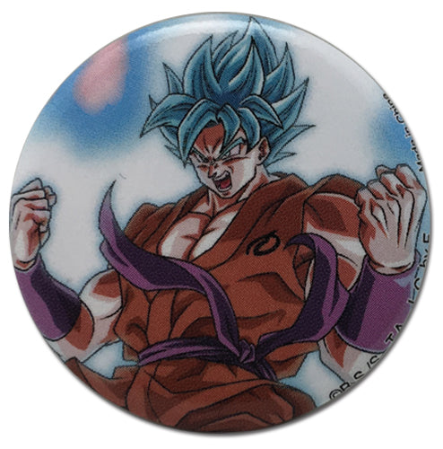 DRAGON BALL SUPER - SS BLUE GOKU BURST LIMIT BUTTON 1.25"