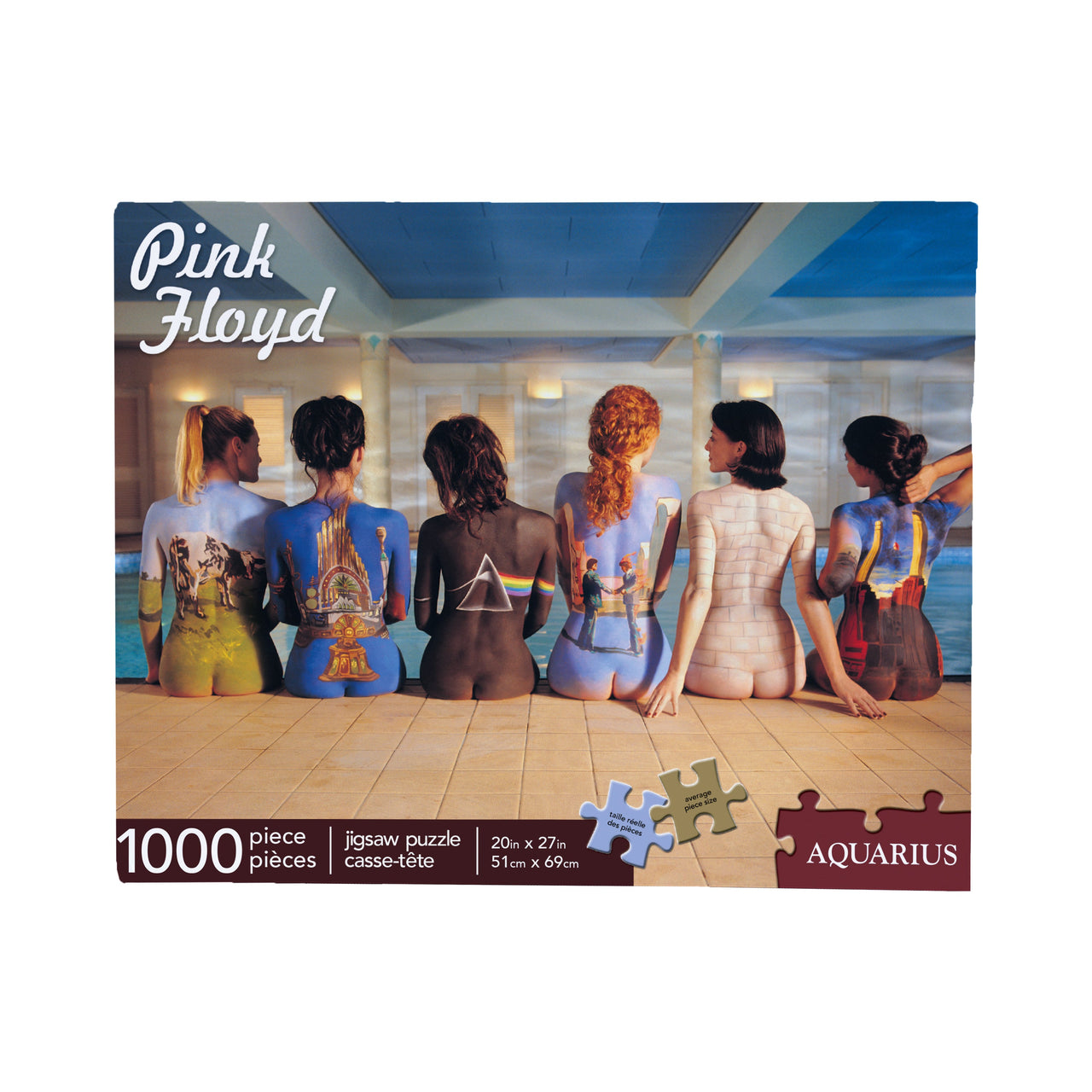 Pink Floyd - Back Art 1000 Piece Jigsaw Puzzle – 3 PC PPK