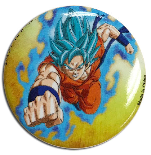 DRAGON BALL SUPER - RESURRECTION GOD GOKU BUTTON 1.25"