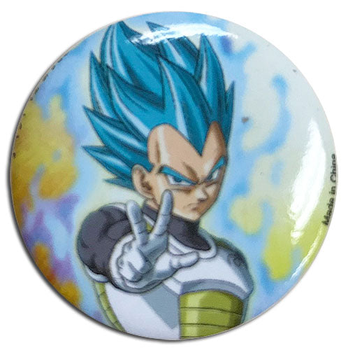DRAGON BALL SUPER - RESURRECTION GOD VEGETA BUTTON 1.25"
