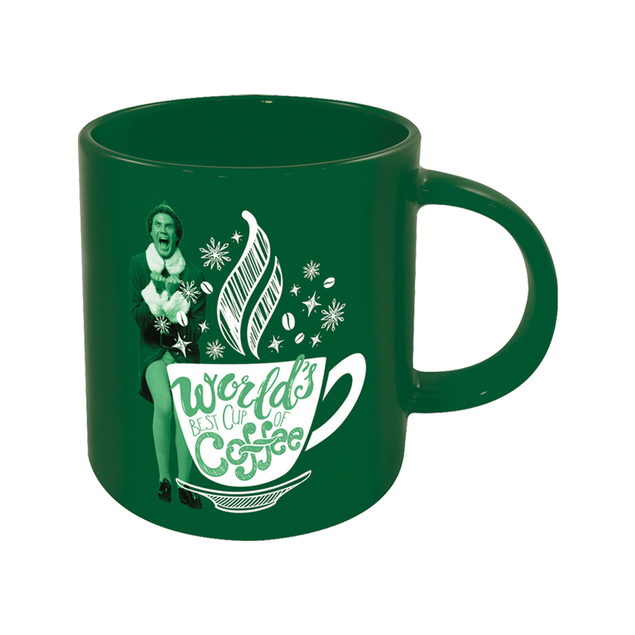 Elf - World’s Best Coffee 18oz Ceramic Mug – 4 PC PPK