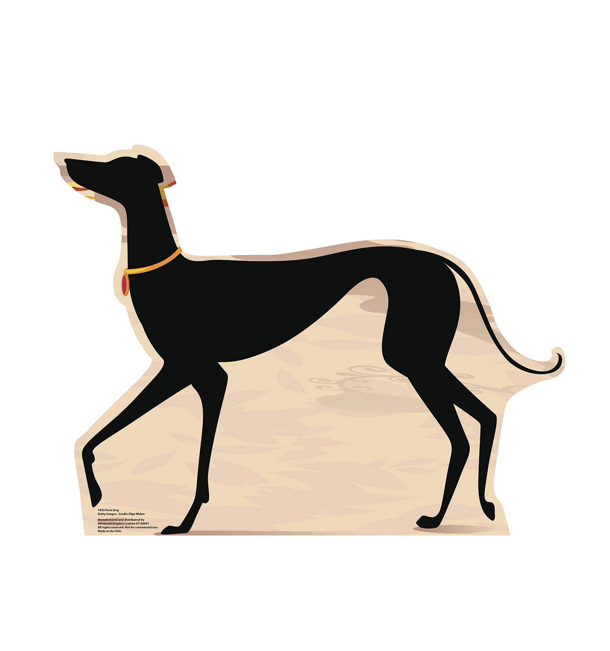 Paris Dog - Cardboard Cutout 1853