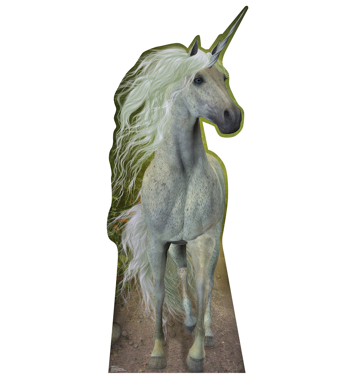 Unicorn Cardboard Cutout 1870