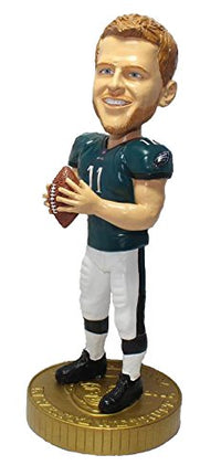 Thumbnail for Carson Wentz Philadelphia Eagles In Wentz We Trust Bobblehead